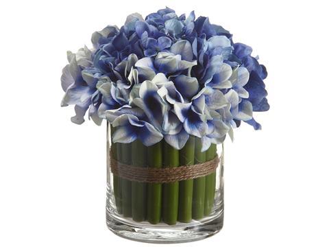 Blue Flower Vase Centerpiece