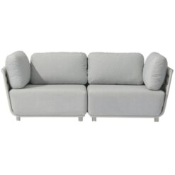 Садовый модульный диван HUG (светло-серый) Couture Jardin 