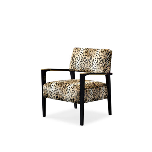 Кресло Dauphine (леопардовый принт) Caracole