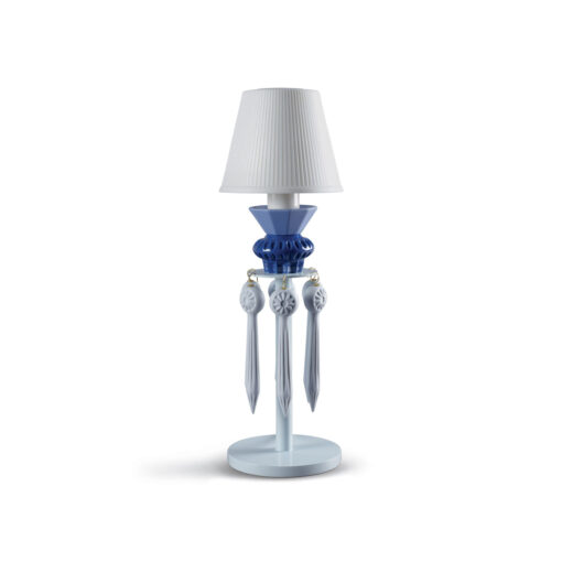 Настольная лампа Belle de Nuit Lithophane (синяя) Lladró Синий