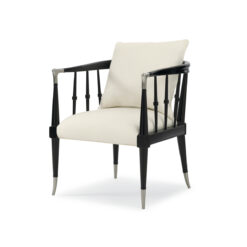 Кресло Black Beauty (белое) Caracole