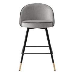 Набор из двух полубарных стульев Roche (светло-серый) Eichholtz Светло-серый