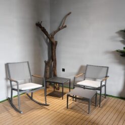 Садовый приставной столик Polo (антрацит) Couture Jardin 