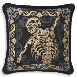 Декоративная подушка Skeleton L Eichholtz Принт, Черный