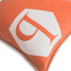 Декоративная подушка PP L (оранжевая) Eichholtz Белый, Оранжевый