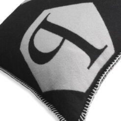 Декоративная подушка PP L (черная) Eichholtz Белый, Черный