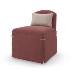 Кресло Bustle (розовое) Caracole Пыльно-розовый