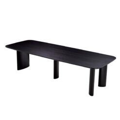 Обеденный стол Harmonie L (черный) Eichholtz Черный