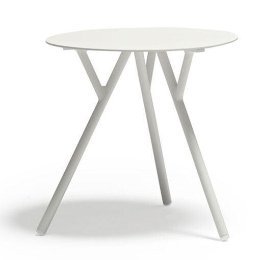 Садовый столик DJ (Ø50 x 50 см, белый)  Белый